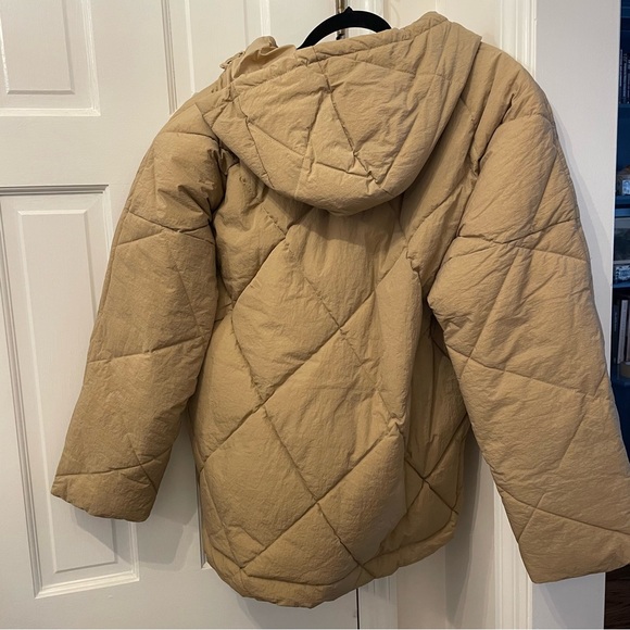 NWT Madewell Holland Quilted Puffer Parka - Picture 2 of 3